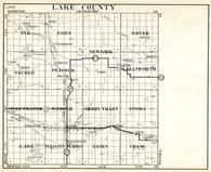 Lake County, Elk, Eden, Dover, Sauble, Peacock, Newkirk, Ellsworth, Sweetwater, Webber, Pinora, Michigan State Atlas 1930c